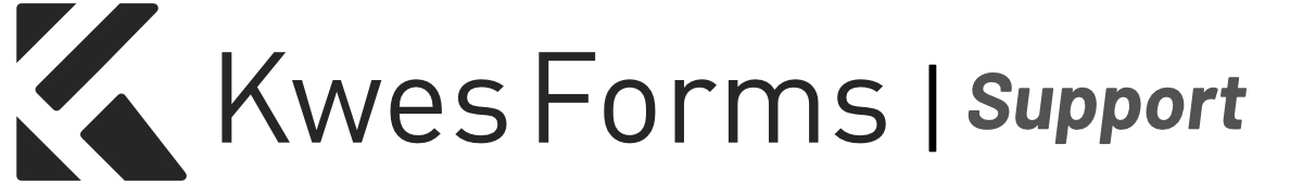 KwesForms Support